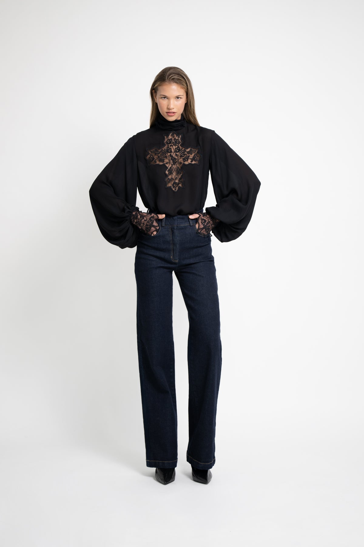 SELENE SILK BLOUSE