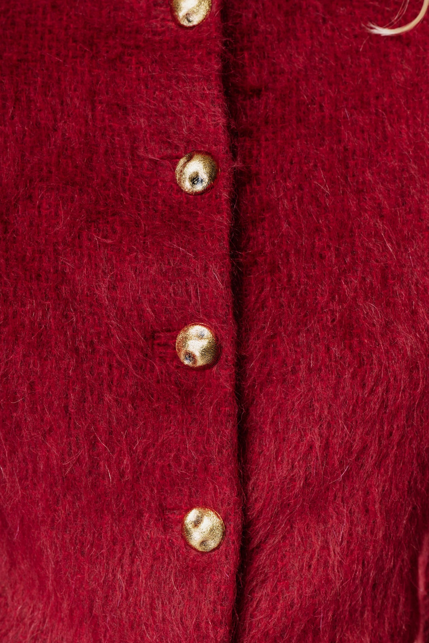 The Midi Jacket Burgundy