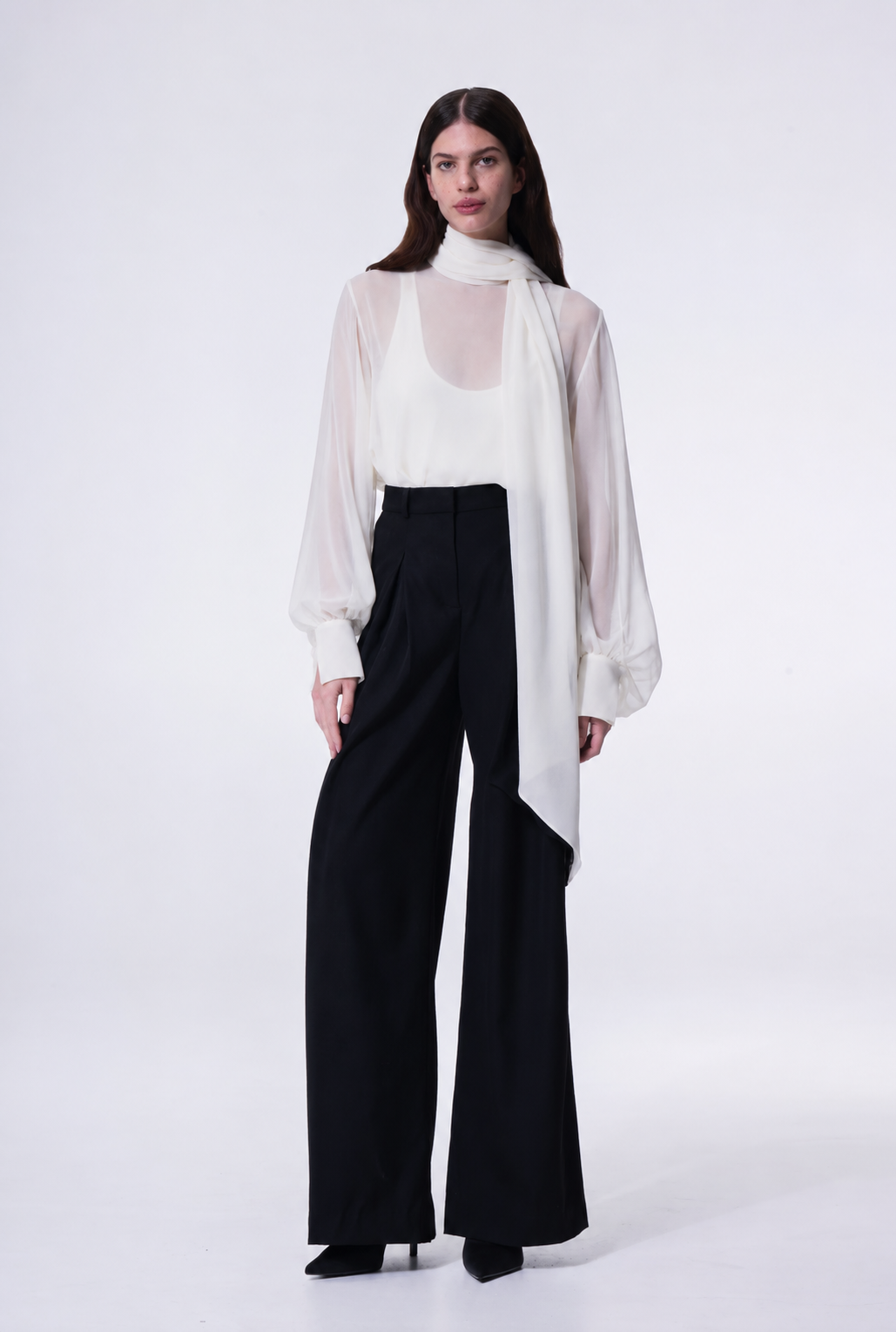 The Bow Blouse IVORY
