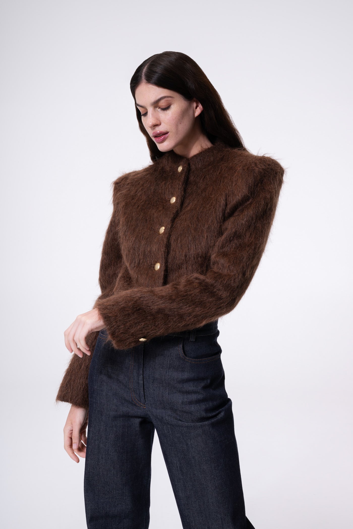 The Midi  Jacket COFFEE