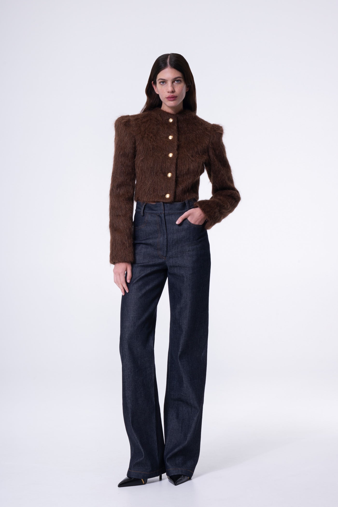 The Midi  Jacket COFFEE